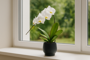 Storczyk 1-pędowy Phalaenopsis Formidablo doniczka 12 cm wysokość 65 cm